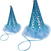 Charming Pet Products - Charming Pet Party Hat Blue Stars