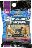 Redbarn Pet Products Inc - Redbarn Chew-a-bulls Mini Pretzel Skin & Coat (Case of 40 )