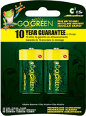 Gogreen Power Inc. - Alkaline Battery C 2 Pk