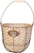 Panacea Products - Egg Gathering Basket/planter With Burlap Liner
