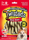 Pet Factory Inc-Twistedz Beefhide Twist Sticks