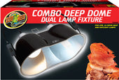 Zoo Med Laboratories Inc - Combo Deep Dome Dual Lamp Fixture
