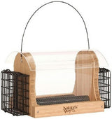 Hopper Feeder With Suet Cages