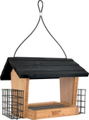 Hopper Feeder Bambo With Suet Cages