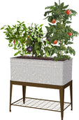 Galvanized Planter With Stand