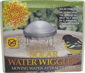 Solar Water Wiggler For Bird Bath