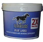 2x Blue Label Double Strength Supplement For Horse