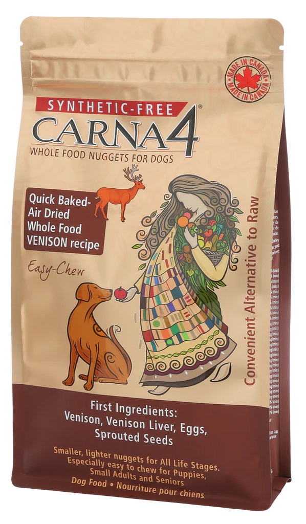 Carna4 Easy Chew Venison Dog Food, 5lb