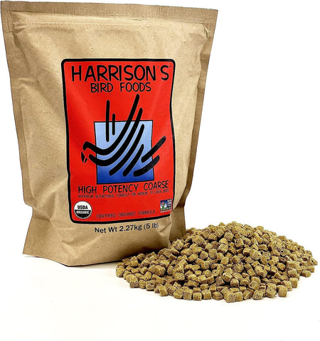 Harrison's Bird Foods High Potency Coarse 5lb Certified Organic Formula