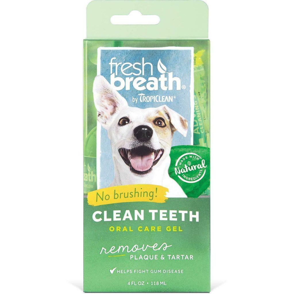 Tropiclean Fresh Breath Plaque Remover Pet Clean Teeth Gel 4oz 4 oz.