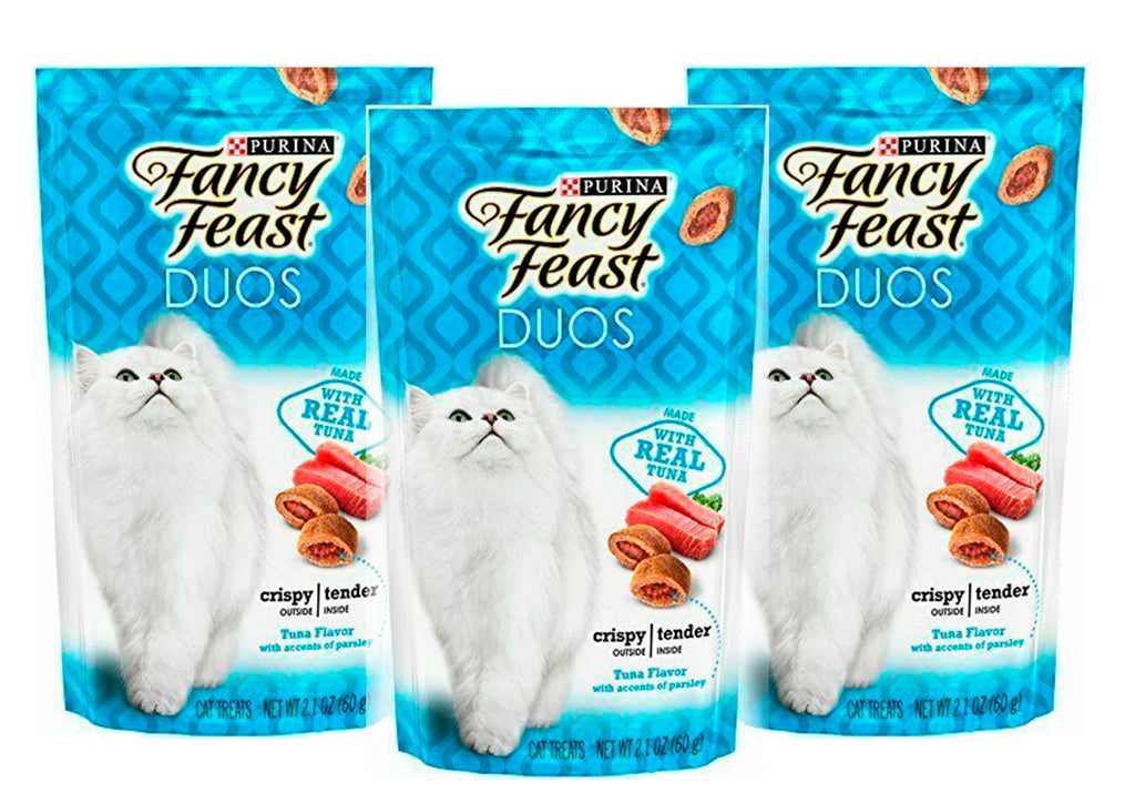 ✨SUPER DISCOUNT✨ (Set of 3) Purina Fancy Feast Duos Made With Tuna Flavor 2.1oz