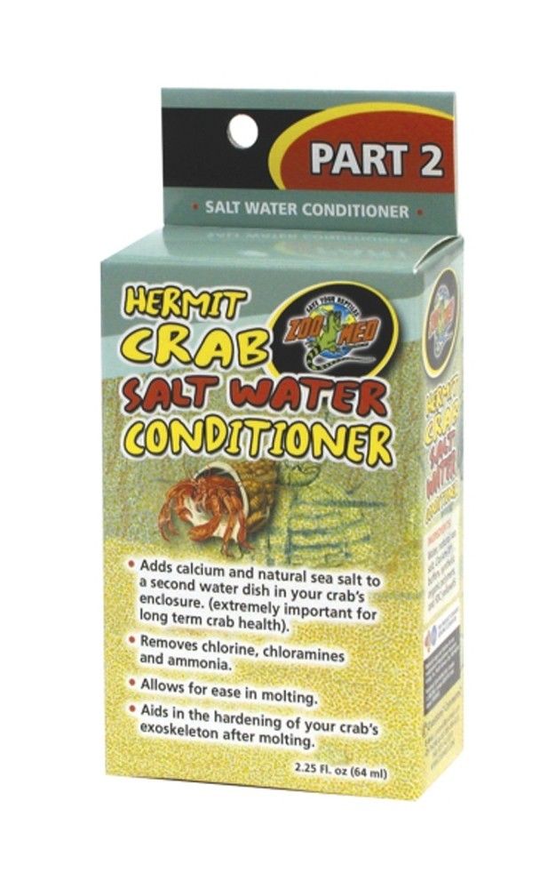 Zoo Med Labs Hermit Crab Salt Water Conditioner 3 oz