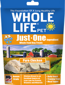 Whole Life Just One Grain Free Pure Chicken Freeze Dried Dog Treats