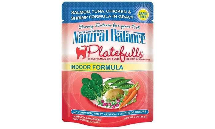 Natural Balance Platefulls Chicken & Pumpkin Cat Food 3 oz Case of 12