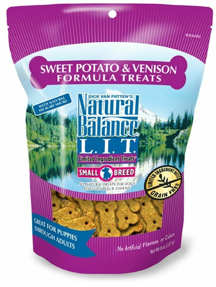 Natural Balance L.I.T. Limited Ingredient Treats Dog Venison & Sweet Potato 8oz