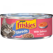 Friskies Savory Shreds Salmon in Sauce Canned Cat Food