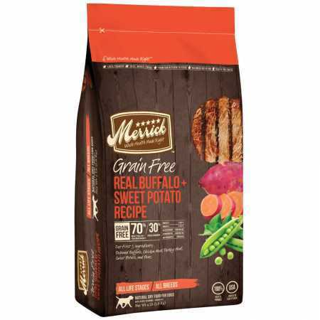 Merrick Grain Free Real Buffalo, Beef & Sweet Potato Dog Food