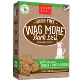 Cloud Star Wag More Bark Less Oven Baked Grain Free Chicken and Sweet Potatoes Dog Treats