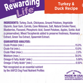 Wellness Rewarding Life Soft & Chewy Dog Treats Grain Free Turkey & Duck