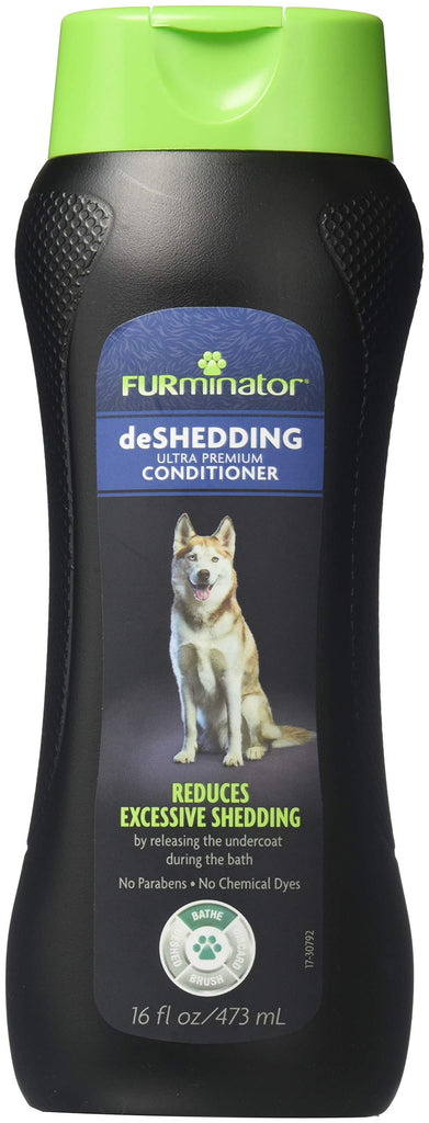 FURminator deShedding Ultra Premium Conditioner Pet Dog Bath Aloe Vera 16 Ounce