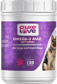 Pure Love EZ-Chew Omega-3 Fatty Acid Soft Chews for Large and Giant Dogs