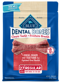 Blue Buffalo Blue All Natural Dental Bones Dog Treats