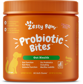 Zesty Paws Probiotic Bites with Digestive Enzymes Pumpkin Soft Chews for Dogs