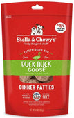 STELLA & CHEWY'S FREEZE DRIED DOG FOOD DUCK DUCK GOOSE DINNER PATTIES 14 OZ