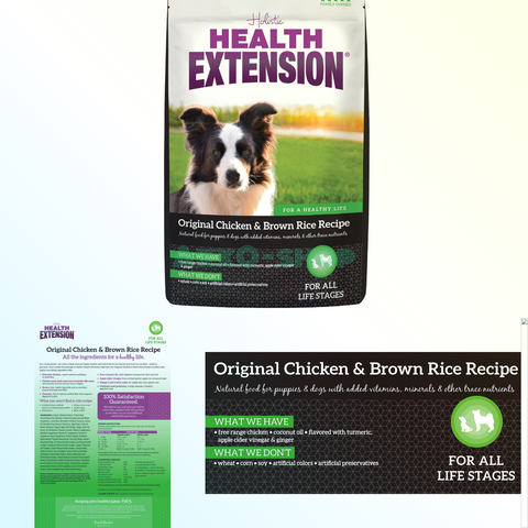 Health Extension Original Chicken & Brown Rice Dry Dog Food