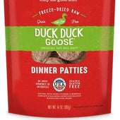 STELLA & CHEWY'S FREEZE DRIED DOG FOOD DUCK DUCK GOOSE DINNER PATTIES 14 OZ