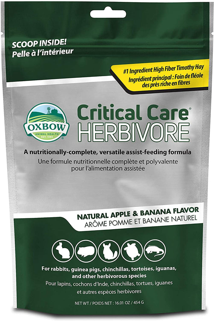 Oxbow Critical Care Apple/Banana Pet Supplement, 1-Pound
