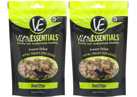 ✨SUPER DISCOUNT✨(Set of 2) Vital Essentials Freeze-Dried Beef Tripe Dog Treats