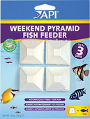 API WEEKEND PYRAMID FISH FEEDER 3-Day Automatic Fish Feeder 1.4-Ounce 4-Count