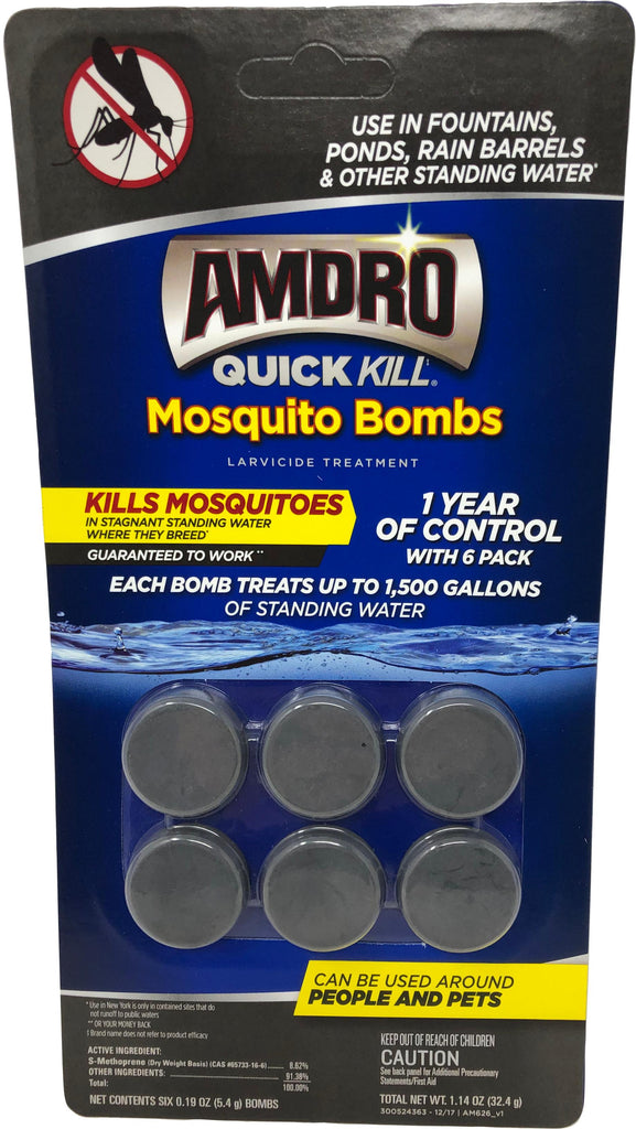 Central Garden-excel Mrkt - Amdro Quick Kill Mosquito Bombs