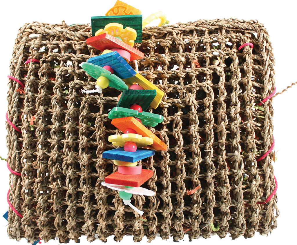 A&e Cage Company - Happy Beaks Vine Mat Forage Pouch Bird Toy