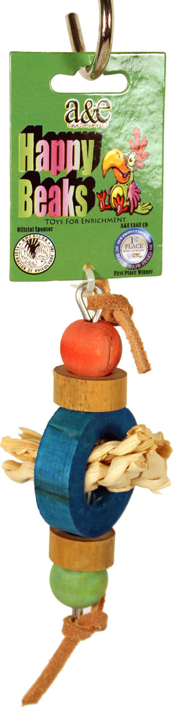 A&e Cage Company - Happy Beaks Bagels Foot Toy