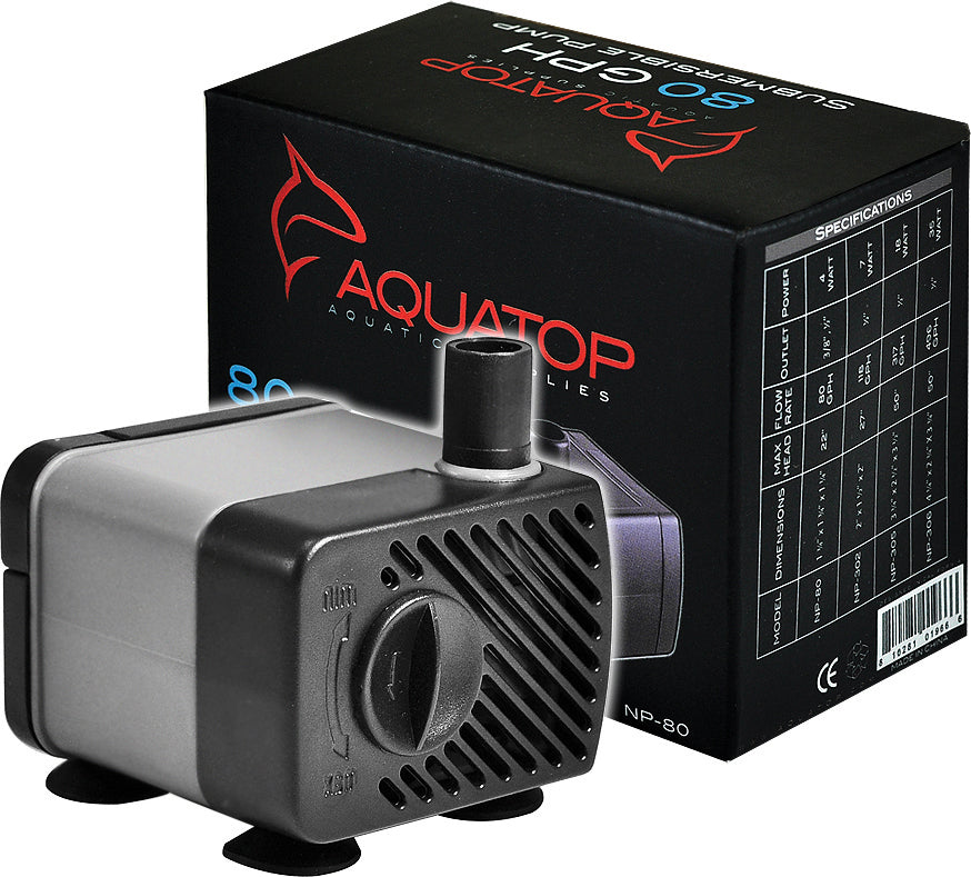 Aquatop Aquatic Supplies - Aquatop Submersible Nano Pump W/adjustable Flow