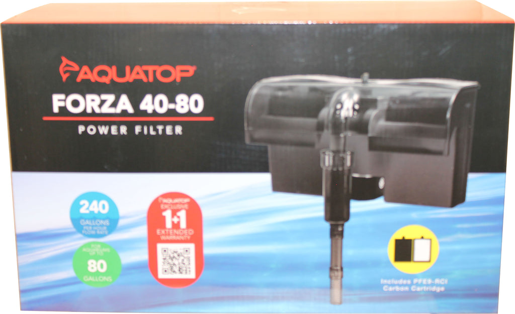Aquatop Aquatic Supplies - Aquatop Forza Hang-on Power Filter W/skimmer