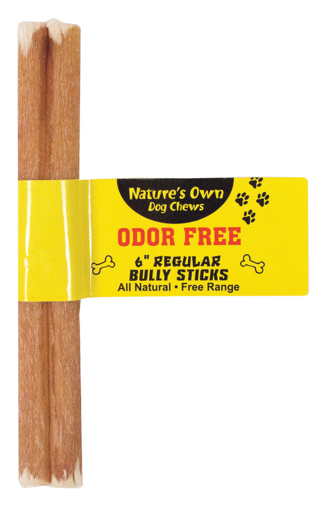 Best Buy Bones - Nature's Own Odor-free Bully Sticks Dog Chew (Case of 25 )