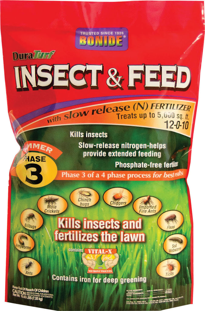 Bonide Fertilizer - Bonide Insect Control & Feed 12-0-10 Phase 3