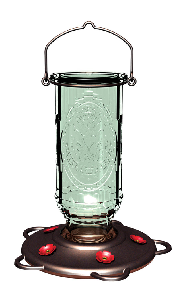 Classic Brands - Humming - Vintage Glass Hummingbird Feeder (Case of 4 )