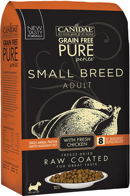 Canidae - Pure - Pure Petite Sm Breed Raw Coated Gf Dog Food