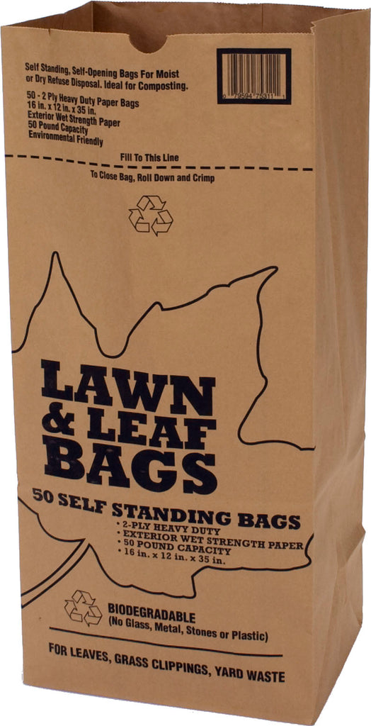 Bunzl Distribution      P - Lawn And Leaf Paper Bags (Case of 50 )