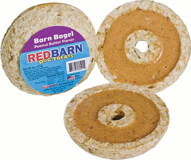 Redbarn Pet Products Inc - Redbarn Barn Bagel Filled Treat (Case of 30 )
