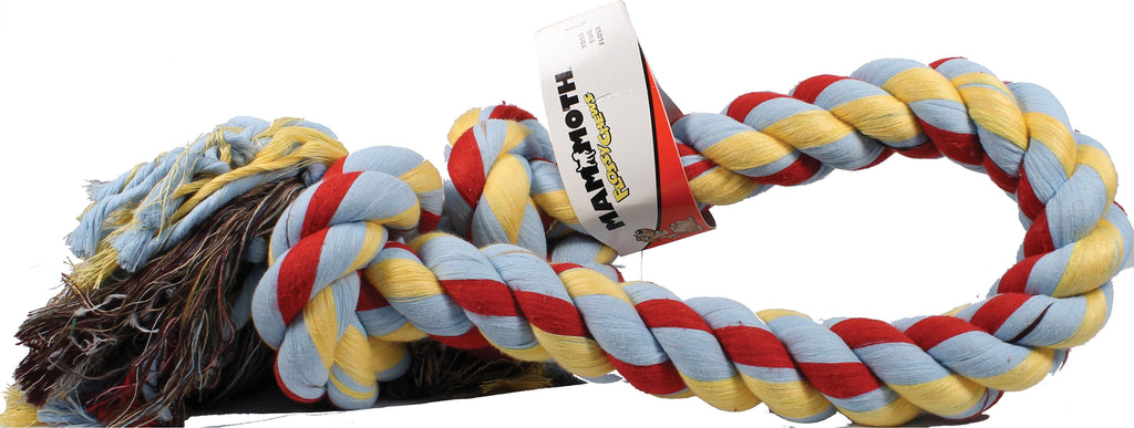 Mammoth Pet Products - Mammoth Flossy Chews 2 Knot Rope Tug