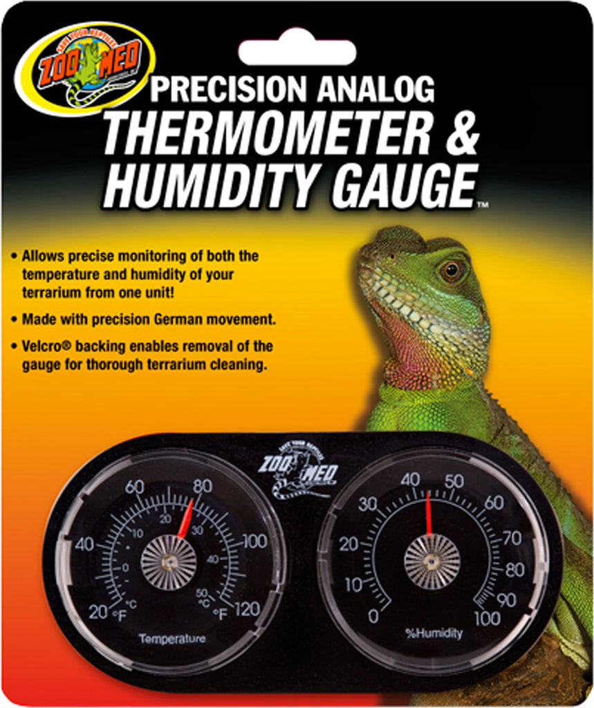 Zoo Med Laboratories Inc-Precision Analog Thermometer-humidity Gauge