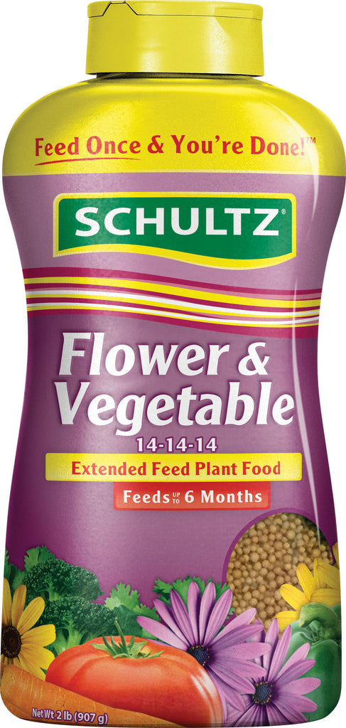 Schultz - Flower Vegetable Extended Feed Plant Food 14-14-14