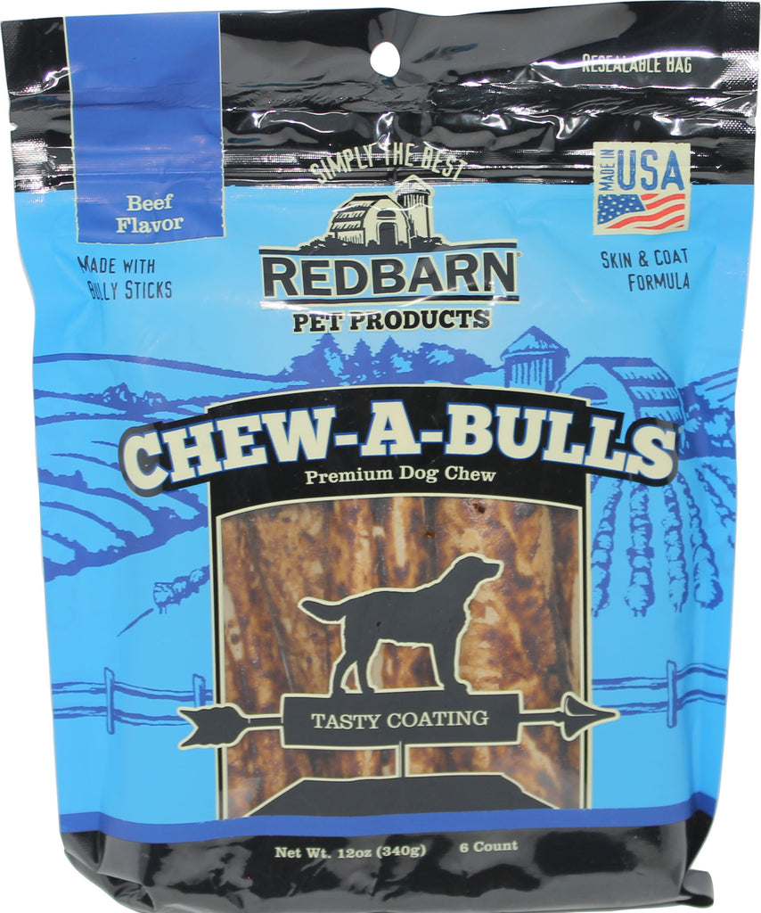 Redbarn Pet Products Inc - Redbarn Chew-a-bulls Skin & Coat
