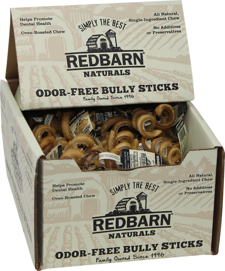 Redbarn Pet Products Inc - Odor Free Mini Bully Spring (Case of 60 )