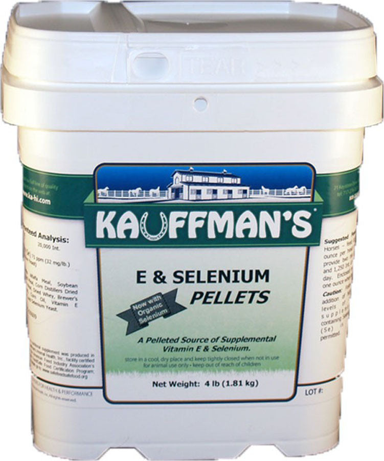 Dbc Agricultural Prdts - Kauffman's Vitamin E & Selenium Pellets